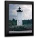 Perry Rachel 20x24 Black Modern Framed Museum Art Print Titled - Lighthouse Views IV