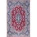 SAFAVIEH Tucson Cayley Traditional Machine Washable Area Rug 8 x 10 Red/Navy