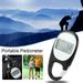 HOTBEST Pedometer Portable Pedometer 3d Digital Pedometer Digital For Men/Women/Pets - Calorie Consumption And Activity Time 7 Days Memory