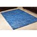 Blue & White Wool Hand Tufted Modern Area Rug 5x8 ft Woolen Carpet by MystiqueDecors Bedroom Family Living & Dining Room Rugs