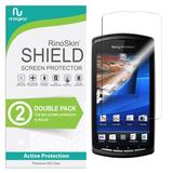 (2-Pack) RinoGear Sony Ericsson Xperia Play Screen Protector Case Friendly Screen Protector for Sony Ericsson Xperia Play Accessory Full Coverage Clear Film