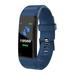 OWLCE Health Bracelet Heart Rate Blood Pressure Smart Band Fitness Tracker Smartband Wristband for Smart Band Smart Watch (blue)