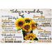 Today is A Good Day Vintage Metal Tin Sign Sunflower Decor Farmhouse Rustic Bathroom Sign for Living Room Bedroom 8X12Inch