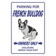 SignMission Z-Frenchbulldog 8 x 12 in. French Bulldog Sign Dog Pet Parking Signs - Pet Lover Puppy