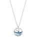 Fashion Ocean Tears Silver Necklace Pendant Women Wedding Jewlery Gift F .DECO X5I6