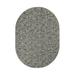 Furnish My Place Modern Indoor/Outdoor Commercial Solid Color Rug - Navy 4 x 6 Oval Pet and Kids Friendly Rug. Made in USA Area Rugs Great for Kids Pets Event Wedding