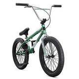 Mongoose Legion L60 Freestyle BMX Bike Line for Beginner-Level to Advanced Riders Steel Frame 20-Inch Wheels Green