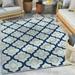 Well Woven Illuminate 6 7 x 9 6 Indoor/Outdoor High-Low Moroccan Lattice Area Rug