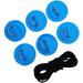 Paddle Board Patch SUP Bungee Deck Rigging Kit with 6Pcs D Ring Patch and Elastic Shock Cord for PVC Inflatable Boat Deck Attachment Kit Kayak Accessoriesï¼ˆblueï¼‰ï¼ˆ7pcs)