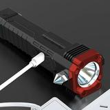 Tissouoy Multi Tool LED Flashlight All In One Tool Light For Car Safety Glass Breaker