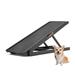 Lilypelle Foldable Pet Ramp for Small & Large dog Adjustable Wood Dog Ramp with 4 Adjustable Heights of 13.7 -19.6 ï¼Œ39.3 L X17.7 W Black