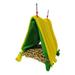 Bird Parrot ing Perch Cage Bed Parakeet Triangle Hammock Hut Accessories Yellow