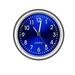 50Pcs Automotive Stick-On Digital Watch Metal Clock Car Ornaments Interior Decorations luminous Type