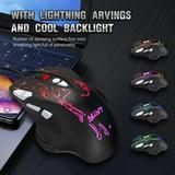 Kiplyki Wholesale Mechanical Define the game USB Wired 6400DPI Adjustable Gaming Mouse Mice For PC