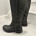 J. Crew Shoes | Black J. Crew Knee-High Tall Leather Boots Size 7 | Color: Black | Size: 7