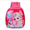 Disney Accessories | Disney Cartoon Backpack Frozen Kids Cute Hard Shell Waterproof High Capacity | Color: Pink/White | Size: Backpack