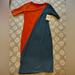 Lularoe Dresses | Julia Lularoe Dress Size Medium - Nwt | Color: Blue/Orange | Size: M