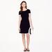 J. Crew Dresses | J.Crew Black Short Sleeve Fit And Flare Dress With White Trim | Color: Black/White | Size: 4
