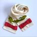 Kate Spade Accessories | Kate Spade Hudson Cream Multi Stripe Bow Scarf Nwot | Color: Green/White | Size: Os