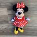 Disney Toys | Minnie Mouse Plush Doll Disney World Disney’s Polka Dot Dress Red White Vintage | Color: Red/White | Size: 11 Inches