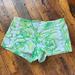 Lilly Pulitzer Shorts | Lilly Pulitzer Liza Shorts | Color: Green/White | Size: 4