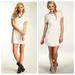 Free People Dresses | Free People Cream Ivory Candy Lace Striped Woven Short Dress | Color: Cream | Size: 2