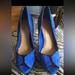 Jessica Simpson Shoes | Jessica Simpson Size 6 Suede Heels Cobalt Blue & Black Never Worn Outside | Color: Black/Blue | Size: 6