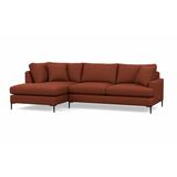 Orange Sectional - AllModern 103" Wide Stationary Sofa & Chaise Polyester | 33 H x 103 W x 60 D in | Wayfair 004EDE5A0B054C7AAC12CFBF4D377225