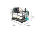 Frifoho Metal 2 Tier Dish Rack Metal | 37"H x 43"W x 11.8"D | Wayfair 01WP7454BYJ8D6T66WG