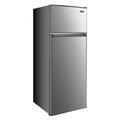 Impecca USA 22" Counter Depth Top Freezer 7.3 cu. ft. Refrigerator in Gray | 56.3 H x 21.7 W x 21.9 D in | Wayfair RA-2070SLG-B