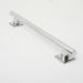 Seachrome Coronado Modern Grab Bar w/ Square Flanges Metal in Gray | 3 H x 1.25 D in | Wayfair GXS2-180-QSS-SS