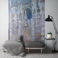Fototapete Claude Monet | Rouen Cathedral, Blue Harmony, Morning Sunlight | Gebäude | Kunst | Wohnzimmer-,Schlafzimmer-, Flur-,Bürotapete