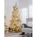 The Holiday Aisle® Mercury Glass Onion Diamond Finial Ornament Glass in White/Yellow | 5.7 H x 4.3 W x 4.3 D in | Wayfair