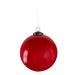 The Holiday Aisle® Glass Ball Ornament Glass in Red | 6 H x 6 W x 6 D in | Wayfair F7306B9A79464ABB9CD2E1DCE31ADBA3