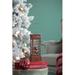 The Holiday Aisle® Lighted Water Spinning Phone Booth w/ Santa on Phone Resin/Plastic | 9.8 H x 4.1 W x 4.1 D in | Wayfair