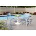 Latitude Run® Round 2 - Person Outdoor Dining Set Plastic in Blue | 0 W in | Wayfair FCCB74CCB5B748B2B98FA0691E0D556A