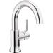 Delta Trinsic Single Hole Faucet Bathroom Faucet w/ Drain Assembly in Gray | 7.25 H x 5.56 D in | Wayfair 559HAR-DST