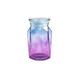 Mercer41 Ghaida Glass Table Vase Glass in Blue/Pink | 7 H x 3.9 W x 3.9 D in | Wayfair BB793817A8D6430D91B489CA19E232DB