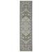 Blue/Gray 90.55 x 22.83 x 0.12 in Area Rug - Alcott Hill® Lendella Oriental Machine Woven Indoor/Outdoor Area Rug | Wayfair