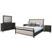 Brentford 5-Pc Sleigh Bedroom Set, Gray Upholstered in Brown/Gray Laurel Foundry Modern Farmhouse® | 61 H x 62.8 W x 89.6 D in | Wayfair