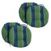 Breakwater Bay 16-Inch Outdoor Spun Polyester Tufted Chair Cushion Set Of 4 Haliwell Caribbean Polyester in Green | 3.5 H x 16 W x 16 D in | Wayfair