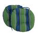 Breakwater Bay Haliwell Caribbean Outdoor Seat Cushion Polyester in Blue/Green | 3.5 H x 16 W x 16 D in | Wayfair 7FE2497295F44252AF439DC694250912