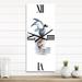 Designart 'Vintage Bird Of Europe I' Traditional Wall Clock Decor