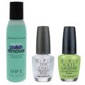 OPI NL B44 GARGANTUAN GREEN GRAPE 0.5 FL OZ OPI NT T30 TOP COAT 0.5 FL OZ OPI AL404 POLISH REMOVER 3.7 FL OZ