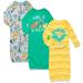 Disney Lion King Pumbaa Timon Simba Newborn Baby Boys 3 Pack Sleeper Gown Multicolored 0-6 Months