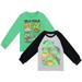 Teenage Mutant Ninja Turtles Donatello Raphael Leonardo Toddler Boys 2 Pack Long Sleeve T-Shirts Toddler to Big Kid