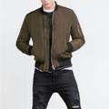 Zara Jackets & Coats | 27 Zara Man Bomber Jacket Size Large | Color: Brown | Size: L