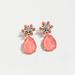 J. Crew Jewelry | J.Crew Star Flower Drop Earring With Pav Detail | Color: Gold/Tan | Size: Os