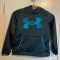 Under Armour Jackets & Coats | Boys Under Armour Fleece Big Logo Hoodie, Size Ysm, Color Blue Note/Radar Blue | Color: Blue | Size: Youth Small