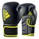 adidas Boxhandschuhe Hybrid 80 - geeignet fürs Boxen, Kickboxen, MMA, Fitness & Training - für Kindern, Männer oder Frauen - Schwarz/Gelb - 14 oz